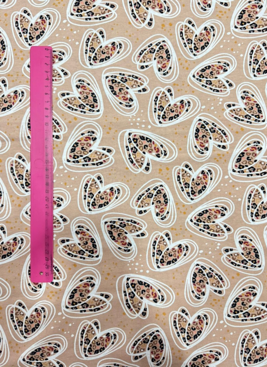 Набивная кулирка 100% хлопок, рулон